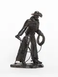Harry Jackson, Ground Roper, 1958, bronze