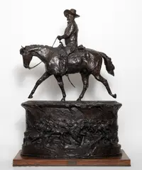 Harry Jackson, John Wayne – First Unfinished Model, 1981, bronze