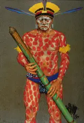 Txicao by Paul Pletka, 1991, acrylic on canvas, sold Jul 2021