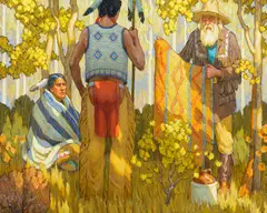 Tim Solliday, Trading in the Shade, 2021, oil on canvas