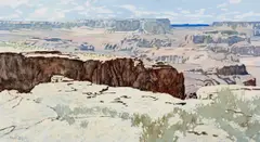 Ross Stefan, There are Spirits in the Wind – Monument Valley, oil on canvas