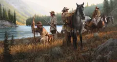 Joseph Velazquez, Snake River Expedition, 2011, oil on canvas