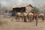 Melvin Warren, Top Hand of the Concho, 1974, oil on canvas