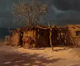Olaf Wieghorst, Sundown [or] Summer Storm