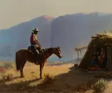 Olaf Wieghorst, The Visitor
