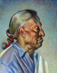 Kenneth Miller Adams, Jim Mirabal, oil on canvas