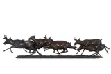 Mike Barlow, One Minute Mile, 2019, bronze