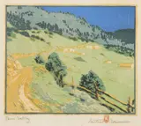 Gustave Baumann, Pecos Valley 10/100