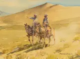 Edward Borein, Riders in the Desert