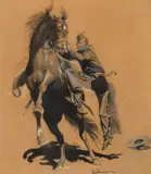 Edward Borein, Rough Ride Ahead
