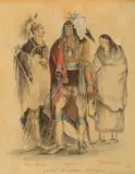 George Catlin, North American Indians, watercolor on paper