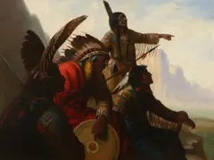 A. D. M. Cooper, Before the Hunt, 1914, oil on canvas