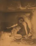 Edward S. Curtis, The Piki Maker