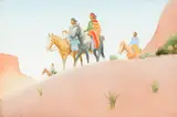 Going to the Ceremonial by Gerard Curtis Delano, watercolor on paper, sold Jul 2020