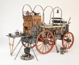 Brian L. Ford, Hand-Crafted Wagons, Collection One, hardwood, steel and leather