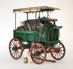 Brian L. Ford, Hand-Crafted Wagons, Collection Three, hardwood, steel and leather
