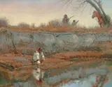 Frank Hagel, Dead to Rights, 1981, oil on canvas