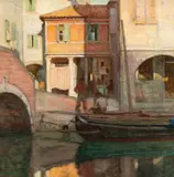 Ernest Martin Hennings, Fishermen of Chioggia, Italy