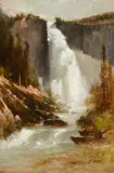 Thomas Hill, Waterfall in the Rockies