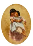 Grace Hudson, The Runaway, 1896, oil on canvas