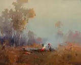 Sydney Laurence, Tending the Fire