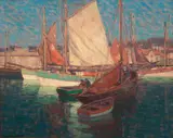 Edgar Alwin Payne, French Fishing Boats