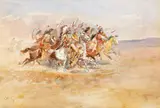 Charles Marion Russell, Blackfeet War Party ( circa 1896)