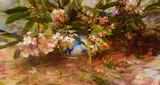 Richard Schmid, Rhododendrons and Blue Bowl