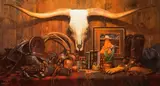 Craig Tennant, Little Cowboy Dreams, oil on canvas