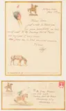 Olaf Wieghorst, Illustrated Letter and Envelope