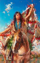 Jeremy Winborg, On the Trail to Chinle, 2020, oil on board