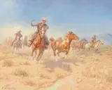 Olaf Wieghorst, Wrangling the Pony Herd