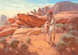 Roy Andersen, Apache Circle, oil on canvas