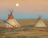 Maynard Dixon, Evening on the Blackfeet Reservation
