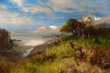 Elk Herd by John Fery, oil on canvas, sold Jul 2019