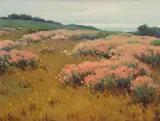 John Marshall Gamble, Wild Buckwheat near Monterey, oil on board