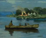 Gilbert Gaul, Returning from the Hunt, oil on canvas