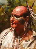 Robert Griffing, War Paint & Trade Silver