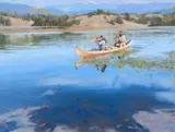 D. Edward Kucera, A Suitable Means of Travel, 2019, oil on canvas