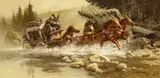 Rough Crossing by Frank McCarthy, 1977, oil on canvas laid on board, sold Jul 2019
