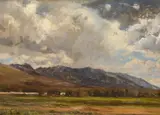Jervis McEntee, Below Fort Halleck, 1881, oil on canvas