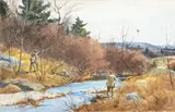 Ogden Pleissner, A Chance Shot – Woodcock