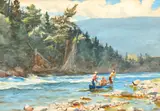 Ogden Pleissner, Fast Water – Cascapedia