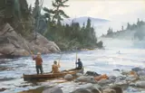 Ogden Pleissner, A Big One Hooked