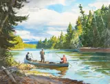 Ogden Pleissner, A Long Run, Curtis Pool