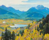 Carl Rungius, Bow Valley, oil on canvas