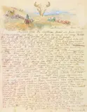 Charles Marion Russell, Friend Bob – Illustrated Letter