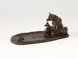 Oh! Mother, What is It? by Charles Marion Russell, bronze, sold Jul 2019