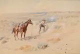 Charles Marion Russell, Man Hunting Antelope