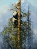 David Shepherd, Wolong Panda, 2006, oil on canvas